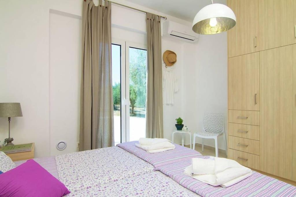 Villa Aada - Moderne Komfortvilla Mit Eigenem Pool Loutra Esterno foto